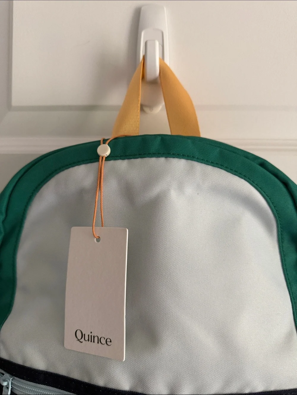 Quince Colorblock Mini Backpack in Green,‎ Navy, Red & Yellow